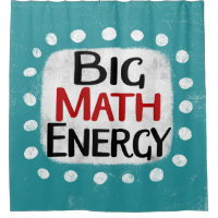 Grand Math rideau de douche d'énergie