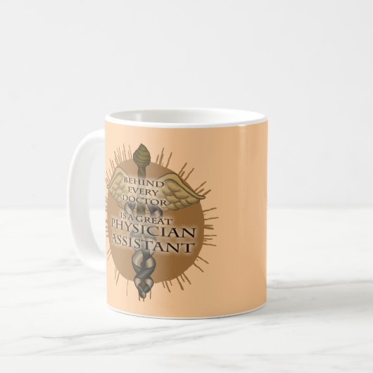 Grand médecin adjoint Mug (Devant gauche)