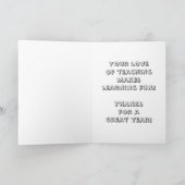 Grand Merci de professeur (Intérieur)