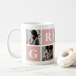 Grand-mère 5 Photo Collage Gran Mug