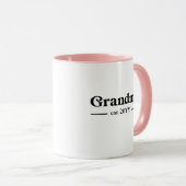 Grand-mère a établi Mug Classique Personnalisé (Devant droit)
