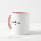 Grand-mère a établi Mug Classique Personnalisé (Devant gauche)