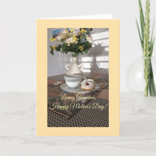 Grand-mère aimante, Bonne carte de fête des mères (Devant)