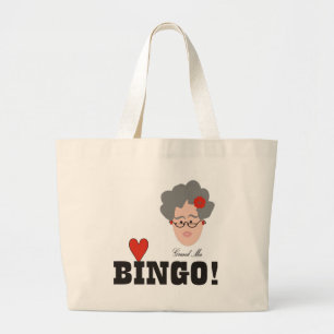 Grand-mère aime le sac de bingo