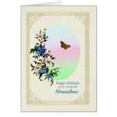 Grand-mère Anniversaire aux fleurs (Devant)