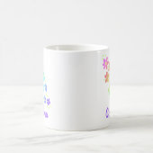 Grand-mère Arc-en-ciel Fleurs Mug (Centre)