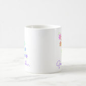 Grand-mère Arc-en-ciel Fleurs Mug (Centre)