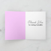 Grand-mère Carte de remerciements (Intérieur)