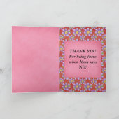 Grand-mère Carte de remerciements (Intérieur)