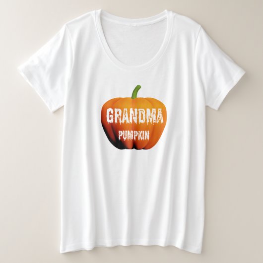 Grand-mère Citrouille Halloween Design (Design devant)