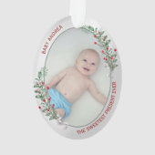 Grand-mère classique de nouveau-né 1er Noël (dos)