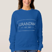 Grand-mère Date de création Sweatshirt (Devant)