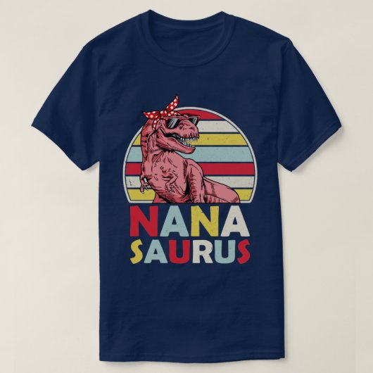 Grand-mère de chemise Nana Saurus Tshirt Saurus (Design devant)
