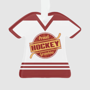 Grand-mère de hockey fière sur mesure Jersey