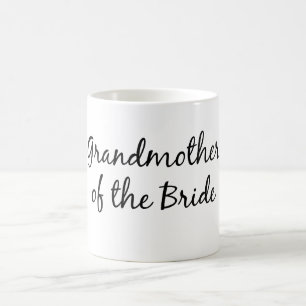 Grand-mère de la tasse de jeune mariée