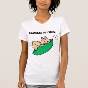 Grand-mère de Twins Peas dans un Pod Tshirts et ca