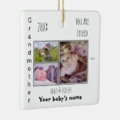 Grand-mère en céramique ornement photo (Droite)