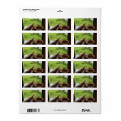 Grand-mère Étiquette de adresse (Feuille entière)