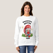 Grand-mère Gnome sweatshirt de Noël (Devant entier)