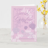 Grand-mère, Grand-parents Carte de jour - Rose, Pa (Fleur jaune)