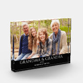 Grand-mère Grand-père Nom Bloc photo (Gauche)