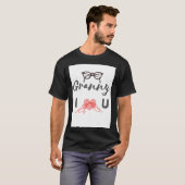 Grand-mère Je t'aime T-shirt (Devant entier)