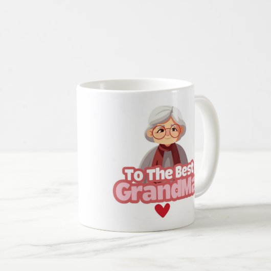 grand-mère Lovers Mug (Devant droit)