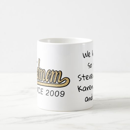 Grand-mère Mug "AKA Grand-mère depuis..." (Centre)