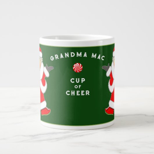 Grand-mère Noël Géant Mug (Devant)