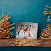 Grand-mère Nous vous aimons Plaque Photo personnal (Côté)