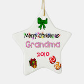 Grand-mère Photo Ornement de Noël (Droite)