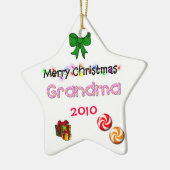 Grand-mère Photo Ornement de Noël (Gauche)