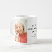 Grand-mère Photo Papillon Mug (Devant gauche)