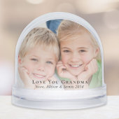 Grand-mère Photos Keepsaké Snow Globe