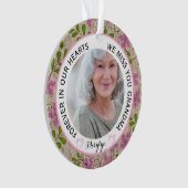 Grand-mère pour toujours dans nos coeurs Floral (devant)