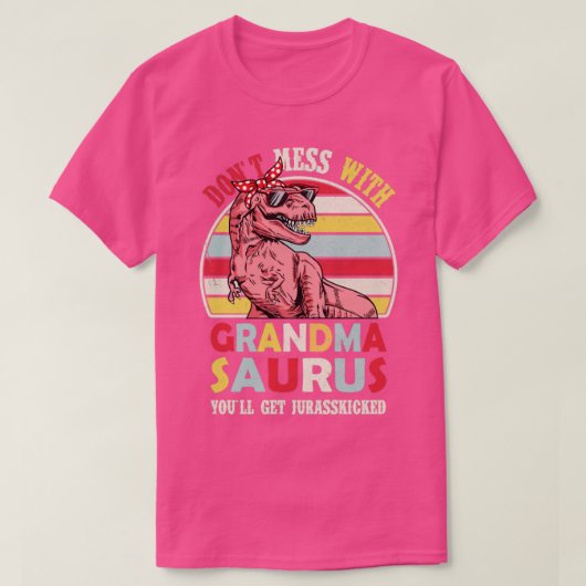 Grand-mère Saurus T-shirt grand-mère Saurus (Design devant)