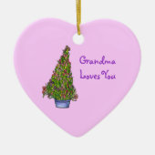 Grand-mère t'aime Ornement Iris (Devant)