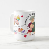 Grand-mère tasse (Devant gauche)