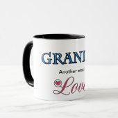 Grand-mère, un autre mot pour l'amour café Mug (Devant gauche)