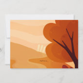 Grand-mère's House Thanksgiving Dîner Invitation (Dos)