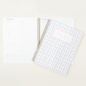 Grand-millénaire Preppy Floral Aquarelle Planner (Devant avec enveloppe)