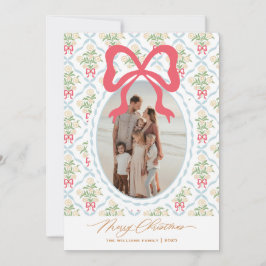 Grand Millennial Coquette Kerstkaart