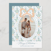 Grand Millennial Coquette Kerstkaart (Voorkant / Achterkant)