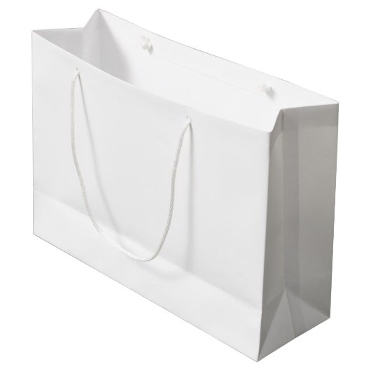 GRAND modèle MAT fait sur commande de blanc de sac (Devant Angle)