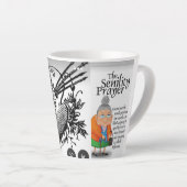 GRAND MOM ET AVEC ARTLatte Mug (Angle droit)