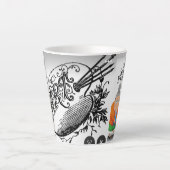 GRAND MOM ET AVEC ARTLatte Mug (Devant)