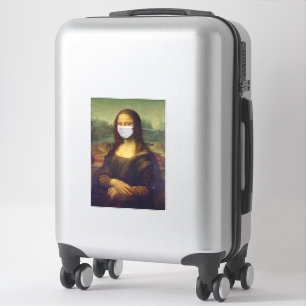 GRAND MONALISA AVEC MASK DECAL STICKER