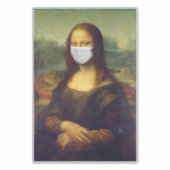 GRAND MONALISA AVEC MASK DECAL STICKER (Devant)