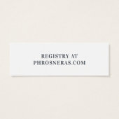 Grand Monogramme Moderne Simple Cadeau (Dos)