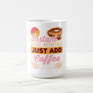 Grand mug à café pour assistant juridique 15oz